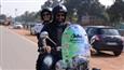 Raising the degrees with ‘Malang’ chemistry, Aditya Roy Kapur- Disha Patani go bike riding in New Delhi  