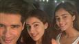 Check out Sara Ali Khan, Ananya Panday and Manish Malhotra's gala time from Karan Johar's party!