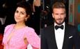 When David Beckham tripped on Nimrat Kaur's dress!