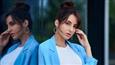 Nora Fatehi looks chic in blue promoting 'Street Dancer 3D' 