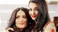 Salma Hayek and Aishwarya Rai Bachchan share a warm hug at Cannes 2015