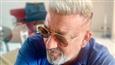 Sanjay Dutt looks as fit as a fiddle, in his new platinum blonde hairstyle!