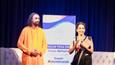 Check out the images of Sanya Malhotra and Swami Mukundananda at the biggest yoga fest in USA