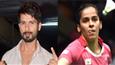 Shahid Kapoor, a big Saina Nehwal fan