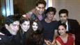 Spotted: SRK, Abhishek and Aishwarya Rai Bachchan