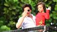 Shah Rukh Khan, son AbRam greet fans on Eid with a special guest!