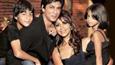 SRK catches sleep while putting kids to bed