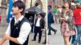 First Look: Warring Anushka and Sushant shoot for 'Peekay' in Belgium