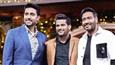 Way before the trailer release, Abhishek Bachchan, Ajay Devgn & Soham Shah starts promoting 'The Big Bull'! 