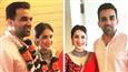 Congratulations! Sagarika Ghatge - Zaheer Khan get hitched!