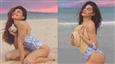 Jacqueline Fernandez Sizzles in a White Monokini: Beach Photos Take the Internet by Storm!