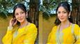 Shehnaaz Gill Shines Bright in Yellow: A Vision in Ethnic Attire!