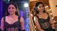 Rashmika Mandanna's Grand Return to the Red Carpet in a Glamorous Black Saree!