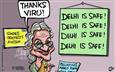 Sheila Dixit thanks Virendra Sehwag!