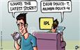 What's the latest IPL score?