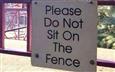 Do Not Sit on The Fence