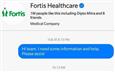 Planing a Check-up at Fortis ?