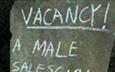 OMG!!! A Male SalesGirl Is Wanted...