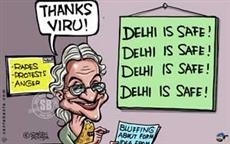 Sheila Dixit thanks Virendra Sehwag!