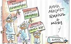 ANNA against Rahul & Modi