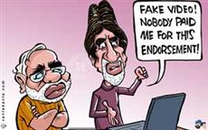 Big B is angry over fake Modi endorsement video!