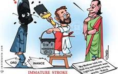 Rahul's immature stroke!