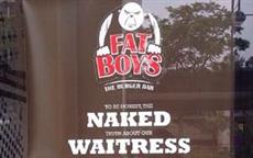 Naked Waitress Serves Here!