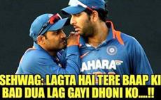 Dhoni in Trouble