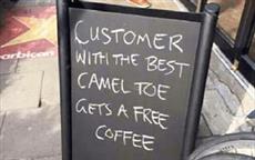 Free Coffee for Customer Best Camel Toe