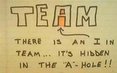 Who Says There's No 'I' in Team