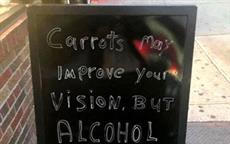 Alcohol is Better than Carrots?