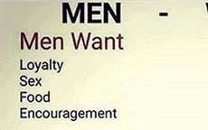 What Men and Women Want in a relationship