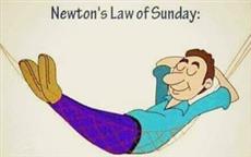 Newton's Law of Sunday