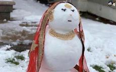 Desi Snow Woman