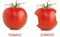 A Tomato Delivered by Zomato