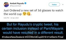 Did Rayudu's '3D Glasses' Jibe Cost Him and Team India Dear?