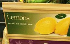 Lemons For Orange Juice?