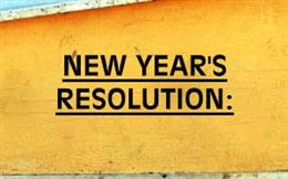 New Year's Resolution!