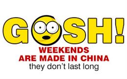 Chinese Weekends!