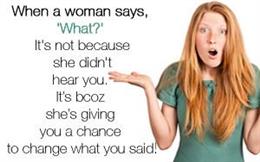 What She Says and What She Means!