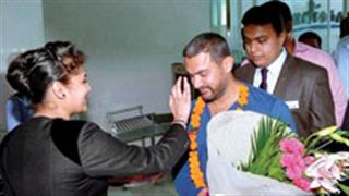 Aamir Khan arrives in Ludhiana to shoot for 'Dangal'