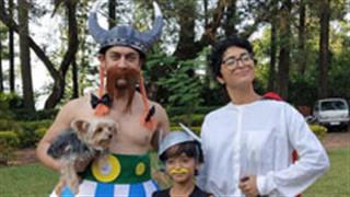 Aamir Khan turns Obelix for son Azad's Asterix themed party!