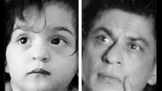 ​क्यूट ना! शाहरुख ने फिर दिखाई छोटे बेटे अब्राम की झलक