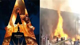 प्रभास और सैफ अली खान स्टारर 'आदिपुरुष' के सेट पर लगी खतरनाक आग!