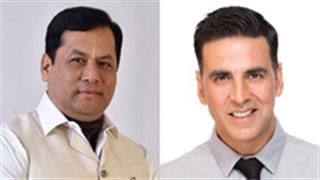 Assam Chief Minister Sarbananda Sonowal thanked Akshay Kumar for his help!