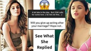 Fan Asked Alia, 'Will You Continue Acting After Marriage?'. Her Reply Made Everyone Shut!