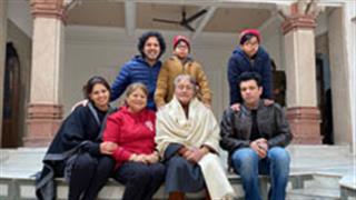 Bringing in 2020 with the family at 'Sarod Ghar'