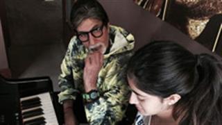 When Big B's granddaughter surprised him