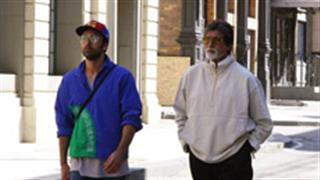 Big B takes a stroll in NYC with Ranbir!