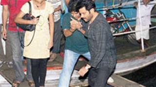 Spotted: Anil Kapoor rides the Versova jetty